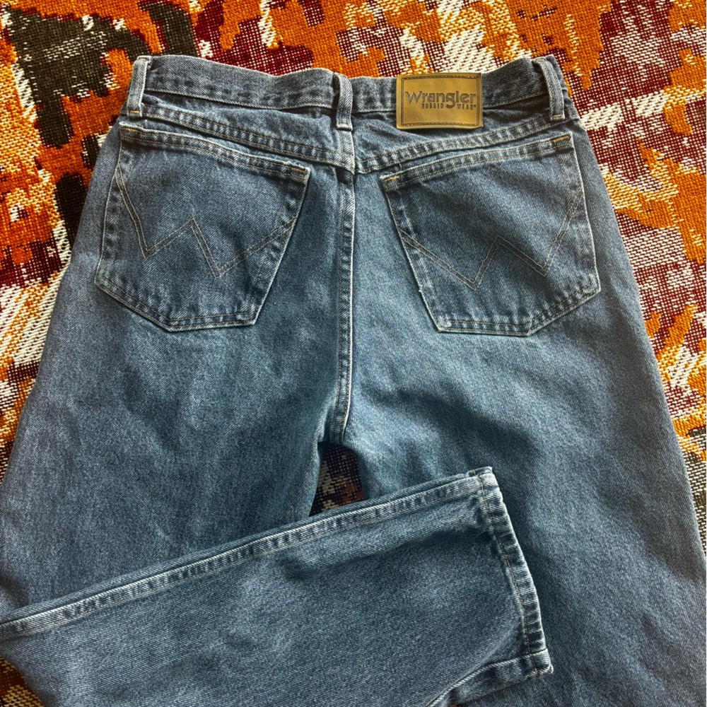 Wrangler Men's Blue Straight Jeans